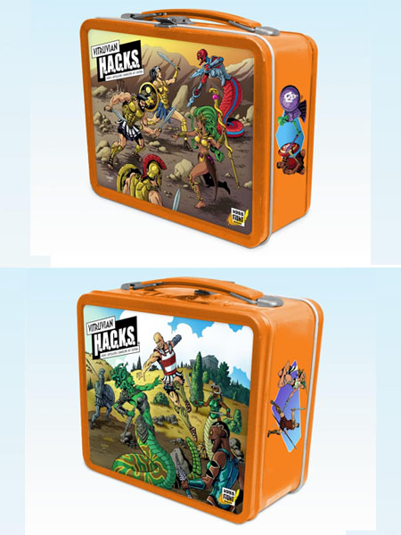 Boss Fight Studio Vitruvian H.A.C.K.S. Leonidas Version 2 Figure and Lunchbox